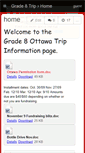 Mobile Screenshot of grade8trip.wikispaces.com
