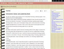 Tablet Screenshot of aliciadavis.wikispaces.com