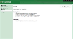 Desktop Screenshot of cse180c5.wikispaces.com