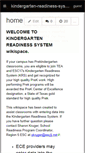 Mobile Screenshot of kindergarten-readiness-system.wikispaces.com