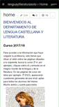 Mobile Screenshot of lenguayliteraturasoto.wikispaces.com