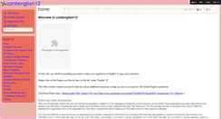 Desktop Screenshot of contienglish12.wikispaces.com
