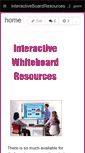 Mobile Screenshot of interactiveboardresources.wikispaces.com