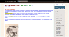 Desktop Screenshot of ciempoemasdemiguel.wikispaces.com