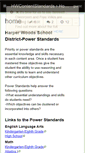 Mobile Screenshot of hwcontentstandards.wikispaces.com