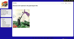 Desktop Screenshot of kupferman.wikispaces.com