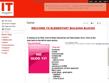 Tablet Screenshot of itbuildingblocks.wikispaces.com