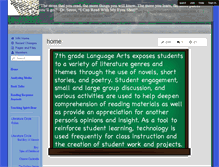 Tablet Screenshot of lundquistlanguagearts.wikispaces.com
