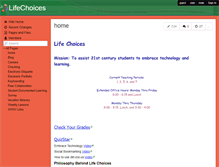 Tablet Screenshot of lifechoices.wikispaces.com