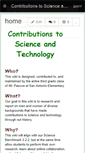 Mobile Screenshot of contributionstoscience.wikispaces.com