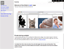 Tablet Screenshot of gilden-math.wikispaces.com