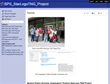 Tablet Screenshot of bpsstarlogotngproject.wikispaces.com
