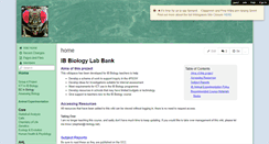 Desktop Screenshot of ib-biology-labbank.wikispaces.com
