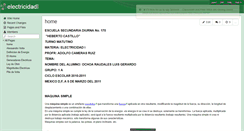 Desktop Screenshot of electricidadi.wikispaces.com