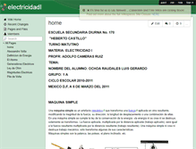 Tablet Screenshot of electricidadi.wikispaces.com