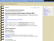 Tablet Screenshot of hancockcountymusic.wikispaces.com