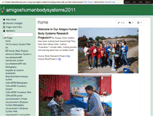 Tablet Screenshot of amigoshumanbodysystems2011.wikispaces.com