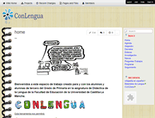 Tablet Screenshot of conlengua.wikispaces.com