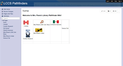 Desktop Screenshot of lccspathfinders.wikispaces.com
