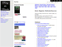 Tablet Screenshot of doingthedecades.wikispaces.com