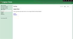 Desktop Screenshot of logicaclara.wikispaces.com
