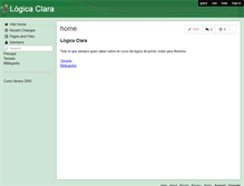 Tablet Screenshot of logicaclara.wikispaces.com
