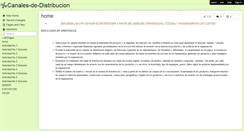 Desktop Screenshot of canales-de-distribucion.wikispaces.com