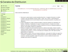 Tablet Screenshot of canales-de-distribucion.wikispaces.com