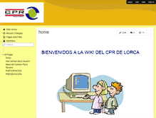 Tablet Screenshot of cprlorca-cursoweb.wikispaces.com