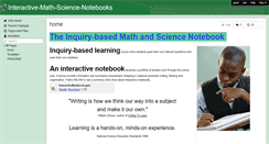 Desktop Screenshot of interactive-math-science-notebooks.wikispaces.com