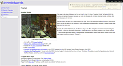 Desktop Screenshot of inventedworlds.wikispaces.com