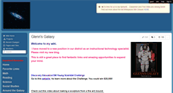 Desktop Screenshot of glennsgalaxy.wikispaces.com