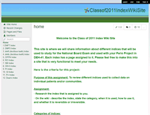 Tablet Screenshot of classof2011indexwikisite.wikispaces.com