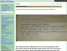 Tablet Screenshot of ellwriting.wikispaces.com