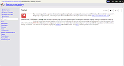 Desktop Screenshot of 15minutesaday.wikispaces.com