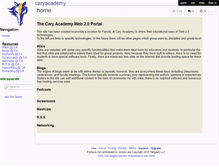 Tablet Screenshot of caryacademy.wikispaces.com