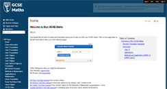 Desktop Screenshot of glynmathsgcse.wikispaces.com
