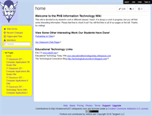 Tablet Screenshot of itclassroom207.wikispaces.com