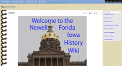 Desktop Screenshot of historyofiowa.wikispaces.com
