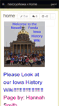 Mobile Screenshot of historyofiowa.wikispaces.com