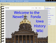 Tablet Screenshot of historyofiowa.wikispaces.com