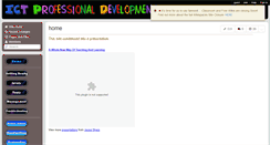 Desktop Screenshot of ictprofessionaldevelopment.wikispaces.com