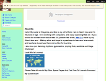 Tablet Screenshot of cheyenneseportfolio.wikispaces.com