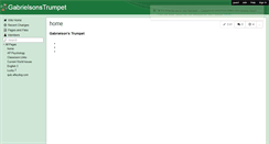 Desktop Screenshot of gabrielsonstrumpet.wikispaces.com