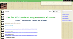 Desktop Screenshot of eaglesturnitinhereyall.wikispaces.com