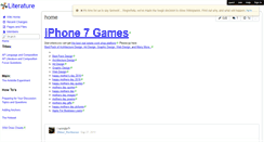 Desktop Screenshot of literature.wikispaces.com