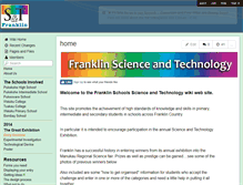 Tablet Screenshot of franklinscienceandtechnology.wikispaces.com