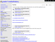Tablet Screenshot of grade11ibslhistory.wikispaces.com