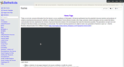 Desktop Screenshot of bethelkids.wikispaces.com