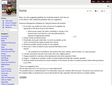 Tablet Screenshot of digitalclassrooms.wikispaces.com